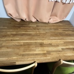 ikea 4人掛け木テーブル