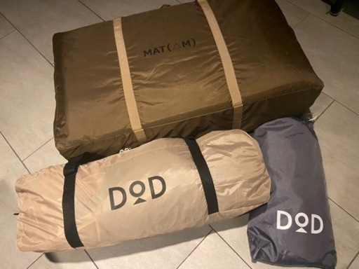 キャンプ　DOD テント　ワンポール M  マット　グランドシート　セット