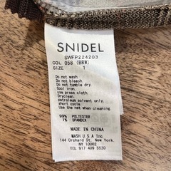 SNIDEL プリーツスカショーパンの画像