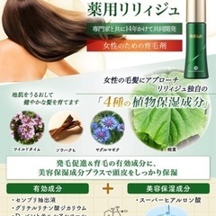 ウェルベスト 女性のための育毛剤 薬用リリィジュ (75ml / 約1か月分) 女性用 育毛剤 (薄毛/抜け毛) 医薬部外品 育毛の画像
