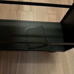 【価格交渉可】山崎実業(Yamazaki) ハンドル付き スリムワゴン ブラック 約W13×D47.5×H80.5cm タワー towerの画像