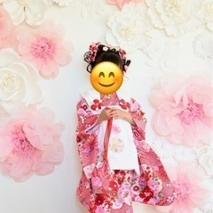 七五三　3歳女の子　被布セットの画像