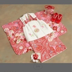 七五三　3歳女の子　被布セットの画像