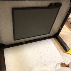 ★ ユアサ　フラットヒーター　こたつ　TV-PY05FH152-BL こたつ布団付の画像