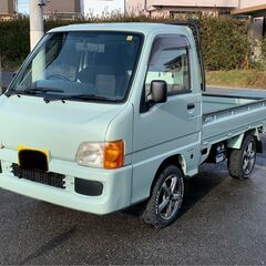 車検たっぷり・タイベル交換済・全塗装済サンバートラックレカロシート付き