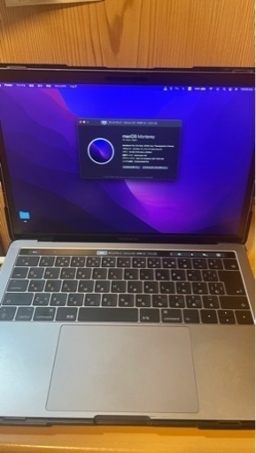 Macbook pro SSD:512GB  メモリ:16GB