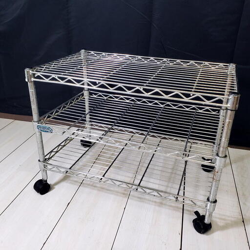 【コレ見て！ 家具】 スチールラック テレビラック  テレビ台 キャスター付き