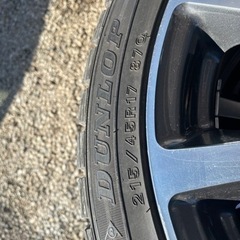 TRD 17インチ　スタッドレスタイヤ付き　5穴　PCD100 レクサス、プリウス等の画像