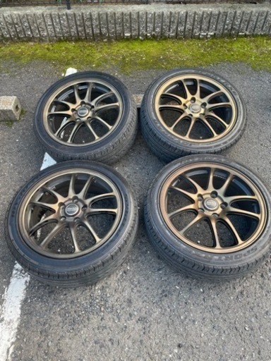 17インチアルミホイール＋タイヤセット　マナレイ(anachro)