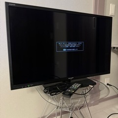 すぐ見れます！32型 SHARP AQUOS 2015年製 純正リモコン　テレビ線付きの画像