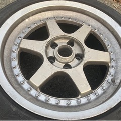 Black Racing 17インチ 9J+18 4本 3ピース GT-Rサイズ ブラックレーシングの画像
