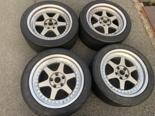 Black Racing 17インチ 9J+18 4本 3ピース GT-Rサイズ ブラックレーシング