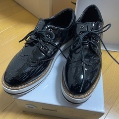 中古　レディース　エナメル厚底シューズ　EUR39 (24.0cm)の画像