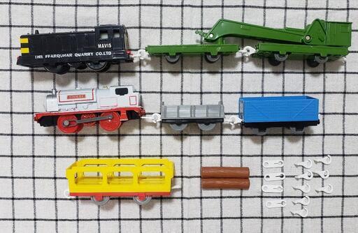 【値下げ】⑤プラレール　スタンリー　メイビス　搭載貨車　連結部品　トーマス