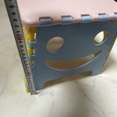 踏み台 折りたたみ 子供用 スマイル カラフルの画像