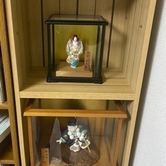 棚　シェルフ　可動棚板4枚付　固定棚板3枚の画像
