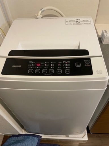 ２０２１年製　洗濯機　6.0kg アイリスオーヤマ　IAW-T602E