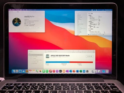 「MacBook Pro Retina 13インチ Mid 2014 MGX72J/A」高細密Retinaディスプレイ搭載 / Cor