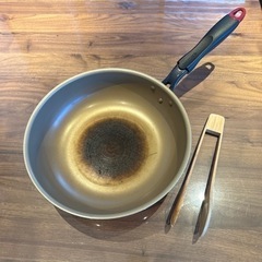 IH用フライパン　木目トング　セット evercook