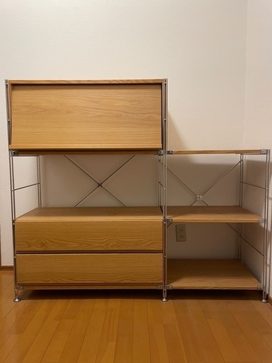 ●相談中●無印良品 ユニットシェルフ オーク材 棚