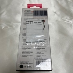 【新品・激安】イヤホン　ネオンピンクの画像