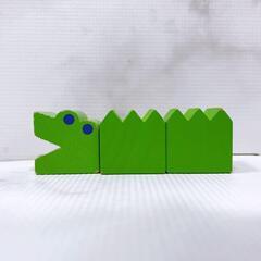 木のおもちゃ つみき 積み木 アニマル 動物 赤ちゃん 知育玩具 かわいいの画像