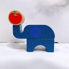 木のおもちゃ つみき 積み木 アニマル 動物 赤ちゃん 知育玩具 かわいいの画像