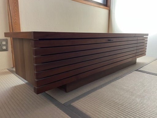 テレビボード テレビ台 ローボード 北欧　横幅1500mmx奥行427mm高さ355 mm ルーバー　Arizona SESAME テレビ台 ローボード TV台 テレビボード 白 北欧 収納 ブラウン 