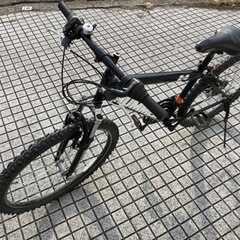 【26インチマウンテン】美品❗️前後タイヤ新品❗️3x6段変速　フロントサスペンション付　若林自転車　浜大津店　SALE中❗️の画像