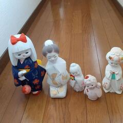人形　博多人形など５体