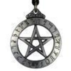 MM Pewter Large Theban Pentacle ...