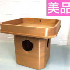 木製　三宝　８寸　お月見　神棚　神具　鏡餅　御供