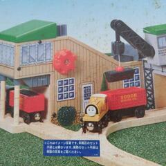 おもちゃ 電車 木製レール の画像