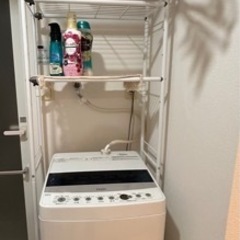 洗濯機✨2019年製　ハイアール　ランドリーラック
