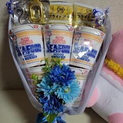 ラーメン&お菓子ブーケ💐