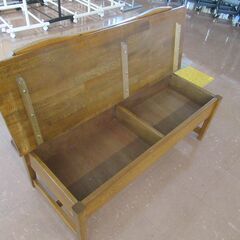 【府中市再生家具】№１４３  収納付きベンチ　の画像