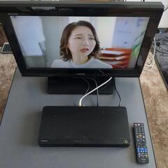 TOSHIBA REGZA テレビ　レコーダー　セット