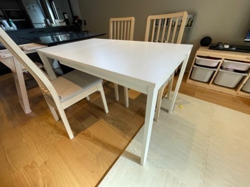 定価43000円　IKEA 伸長式ダイニングテーブルセット