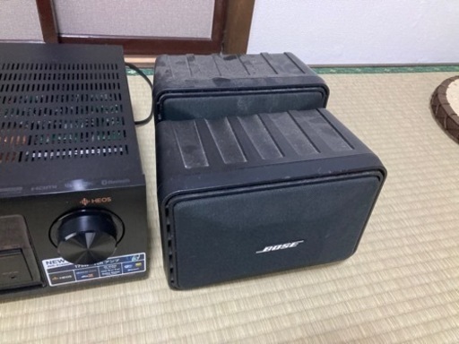 AVアンプ　BOZEスピーカー4つ【本日買取に出します】