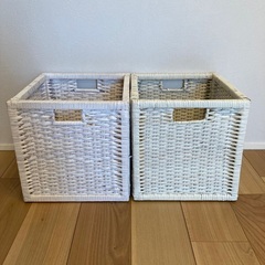 【取引中】天然素材　箱　×2個セット