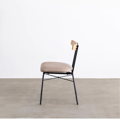 美品　Natural-Industrial　ダイニングチェア　アイアン脚　北欧風