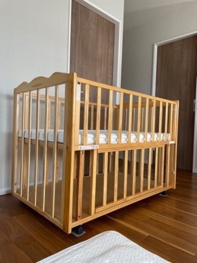 ベビーベッド＆布団８点セット　京都西川　大和屋　レギュラーサイズ