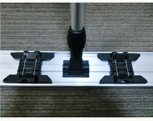 ⑤テラモト　ライトモップ(アルミ150)90㎝　CL-352-690-0　LightMop 取扱説明書付　薄型ヘッド　TERAMOTO
