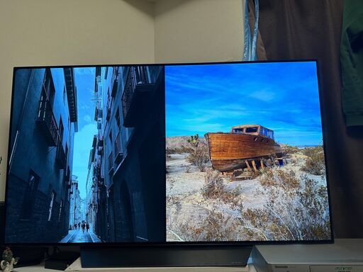 【ジャンク品】 LG 55V型 有機EL テレビ OLED55B8PJA 4K ドルビービジョン対応 ドルビーアトモス対応