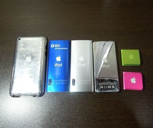 現状品 Apple ipod 本体 6台セット 通電のみ確認 touch / nano A1320 2台 / nano A1137 /