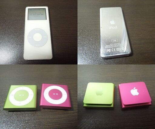 現状品 Apple ipod 本体 6台セット 通電のみ確認 touch / nano A1320 2台 / nano A1137 /