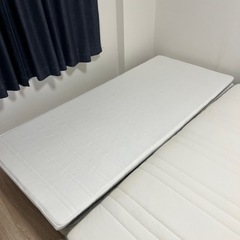 TUDDAL トゥダール マットレストッパー（パッド）, ホワイ...