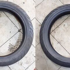 【中古タイヤパンク修理なし】ミシュラン MICHELIN PILOT ROAD 2 パイロット ロード 2　120/70　ZR17　フロントの画像