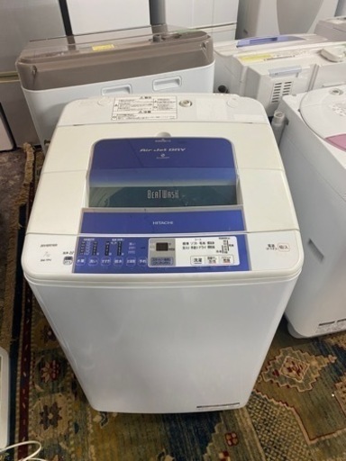 北九州市内配送無料　保証付き　日立 HITACHI BW-7PV-A　 [全自動洗濯機（7.0kg） ブルー ビートウォッシュ]