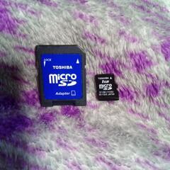 東芝 TOSHIBA micro SDカード 1GB アダプター...